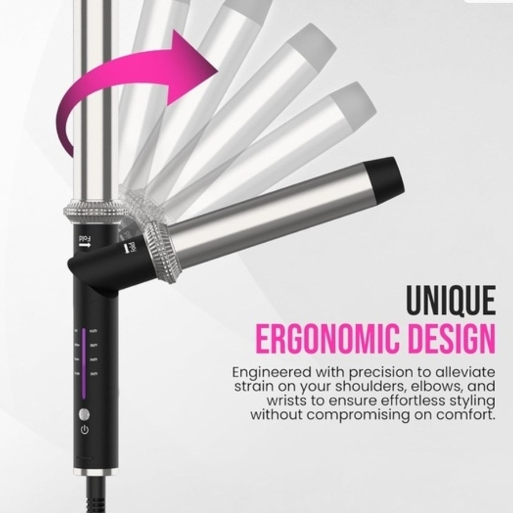 1&ONLYU The Diamond Wand Curling Iron 1" Barrel Wrap Around Style. NIB*** - Picture 10 of 10